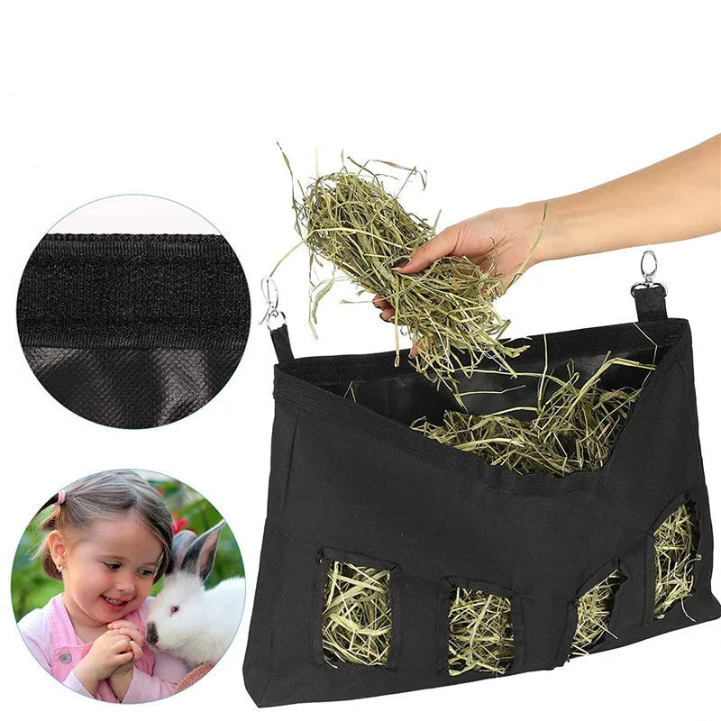 Stor Hängande Höpåse i Oxfordtyg för Kanin och Smådjur