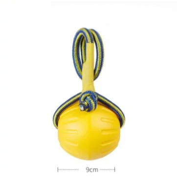 Hundboll med Rep – Flytande och Slitstark Tuggleksak