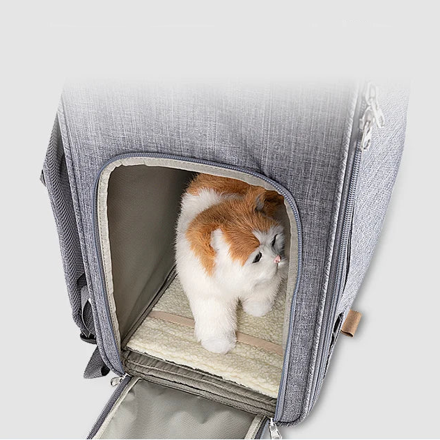 Resväska för Hund & Katt – Andningsbar Husdjursväska för Smådjur
