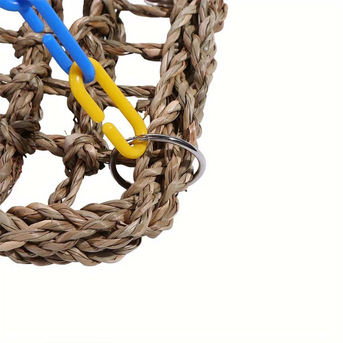 Gungande Hängmatta i Gräs för Fågel, Smådjur & Reptiler