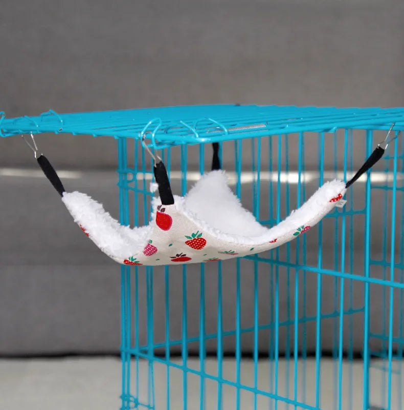 Hängmatta i Bomull för Smådjur - Singel eller Dubbellager