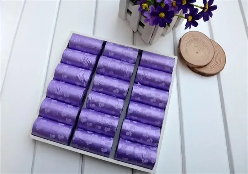 Biologiskt Nedbrytbara Avföringspåsar För Hund Och Katt – Slitstarka, Luktblockerande Påsar I Färgglada Rullar