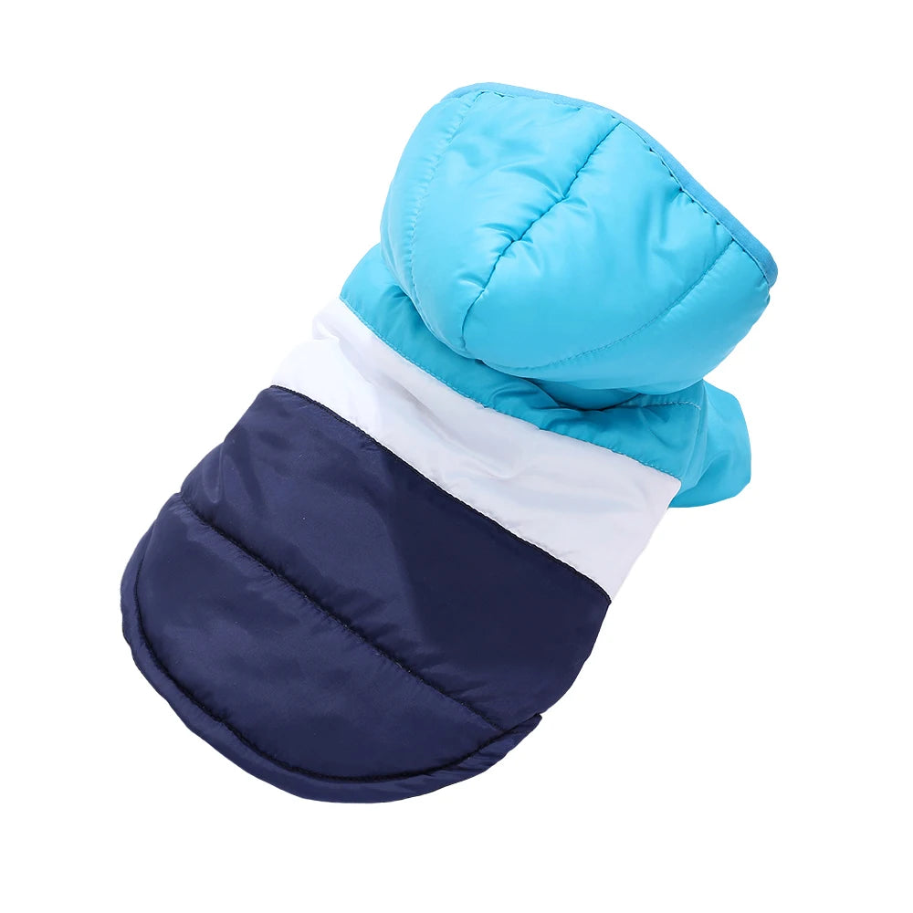 Varm Vindtät Hundjacka med Fleece och D-ring – Små Hundar & Katter