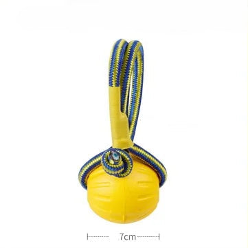 Hundboll med Rep – Flytande och Slitstark Tuggleksak