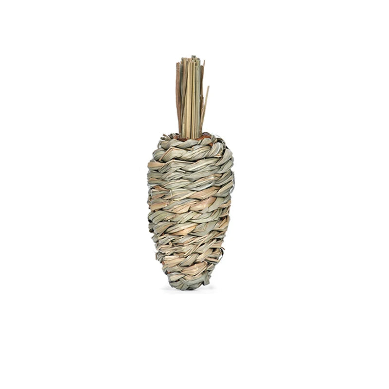 Naturlig Tuggleksak i Gräs för Smådjur – Bidrar till Tandhälsa