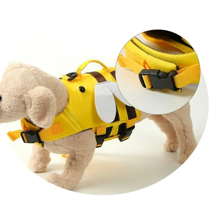 flytväst hund somrig säkerhet söt biform