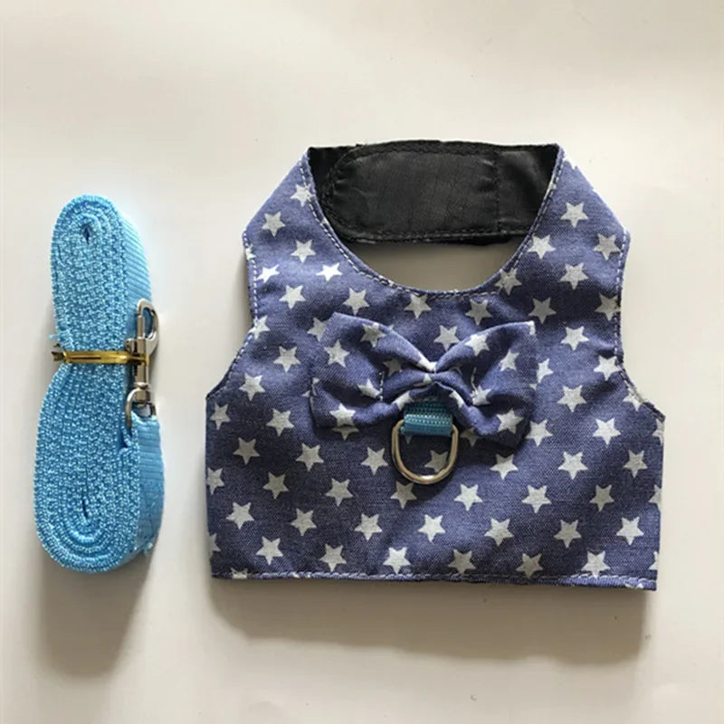 Sele och Koppel för Smådjur – Bekvämt och Justerbart Set