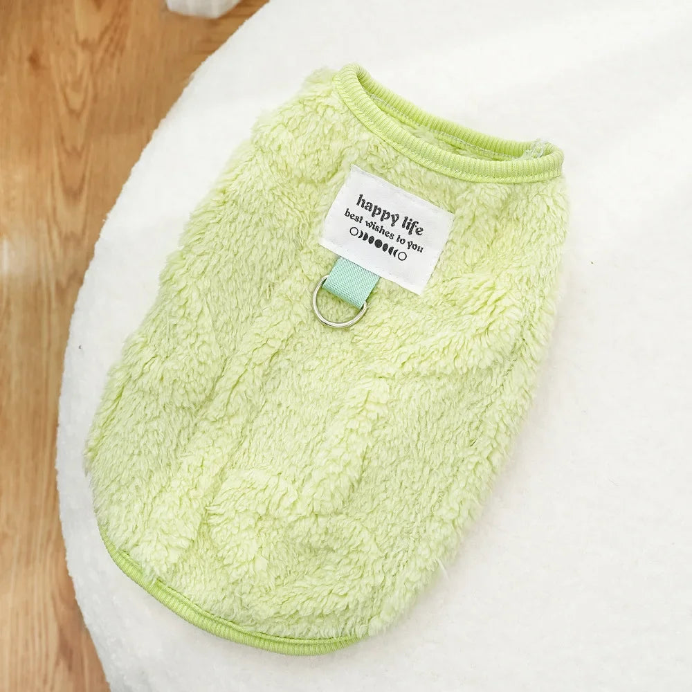 fleece tröja hund katt mjuk varm