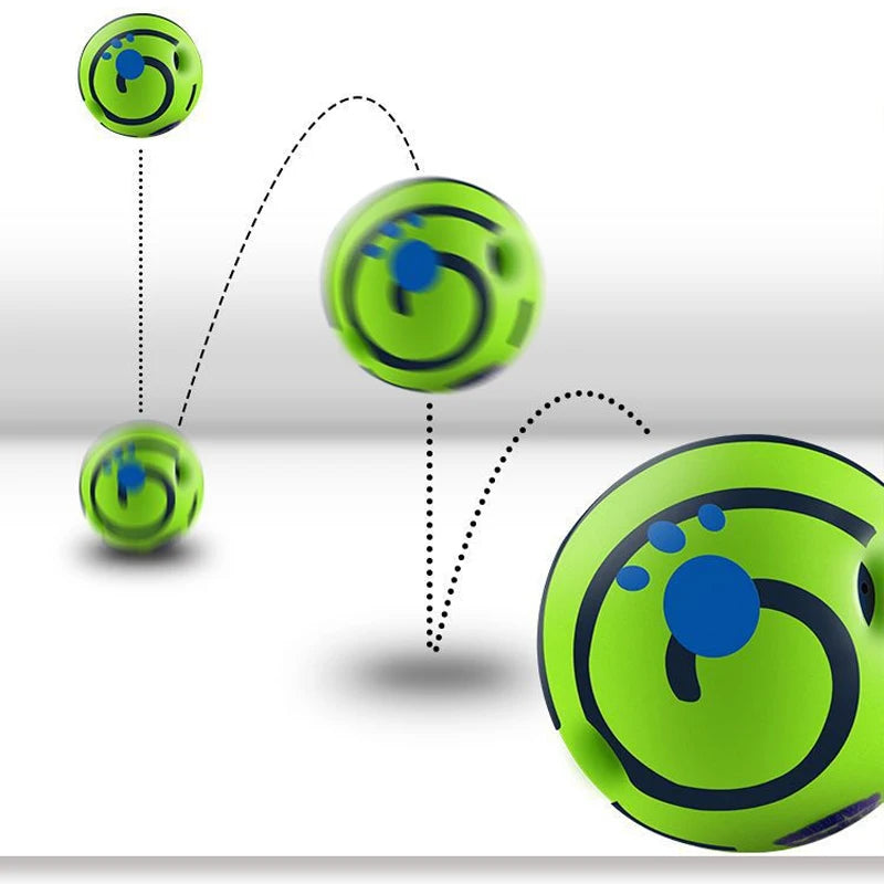 interaktiv leksaksboll hund med roliga ljud vid rörelse