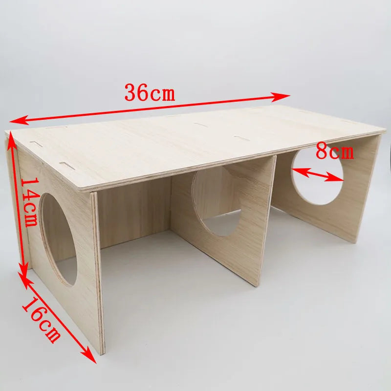 Trä­hus för Smådjur – Naturligt Gömställe och Habitat
