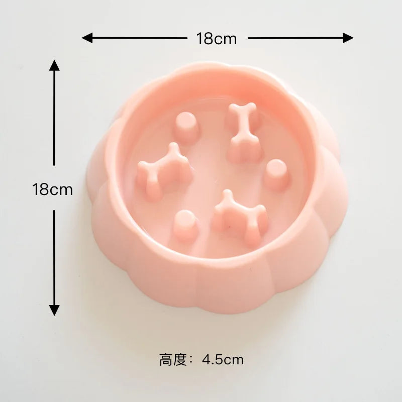 Slow Feeder Skål för Katt och Hund – Anti-Kvävning Design