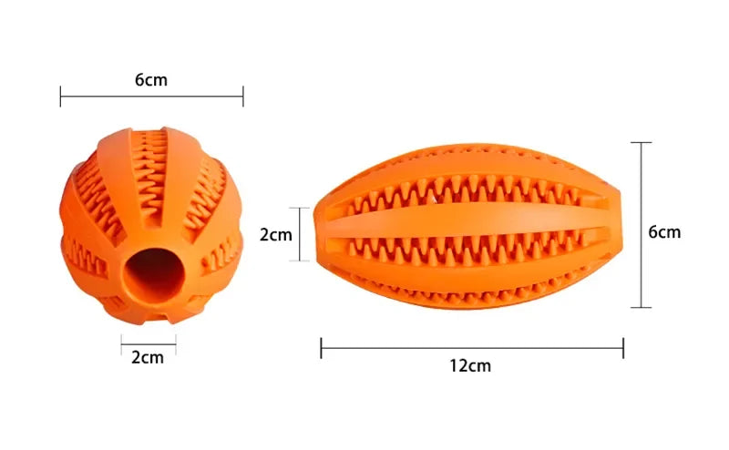 interaktiv tuggleksaksboll hund tandrengöring med godisfunktion