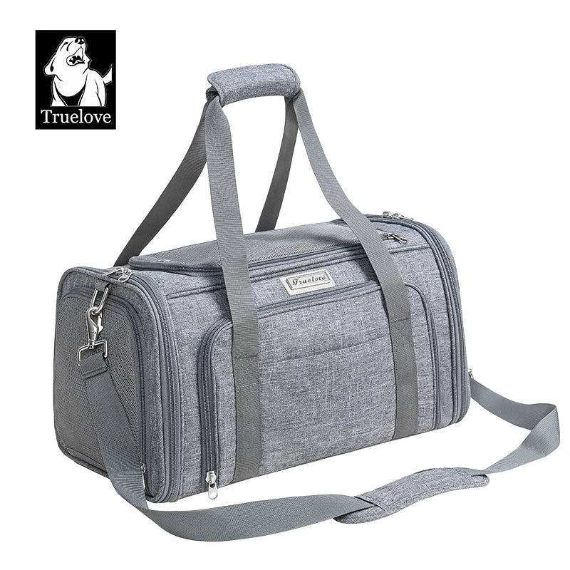 Bärväska för Hund och Katt – Vikbar och Bekväm Transportväska i Miljövänlig Nylon Oxford