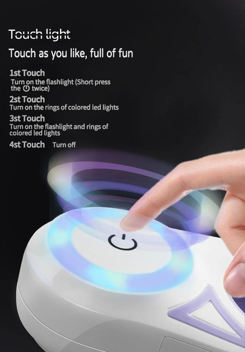 LED-Koppel För Hundar Och Katter – Utdragbart Reflextkoppel Med Inbyggd Belysning