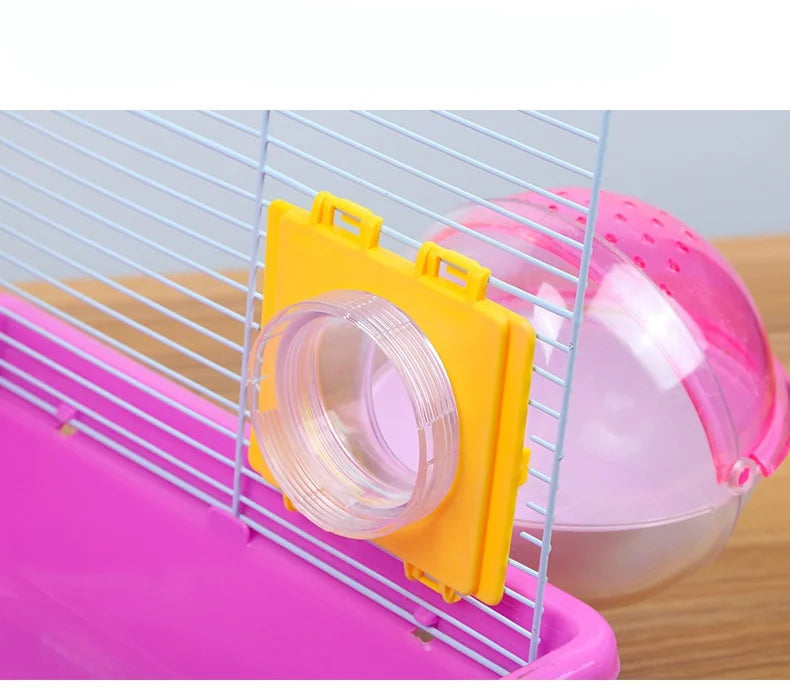 Hamstertunnel Set 4 Delar i Transparent Plast