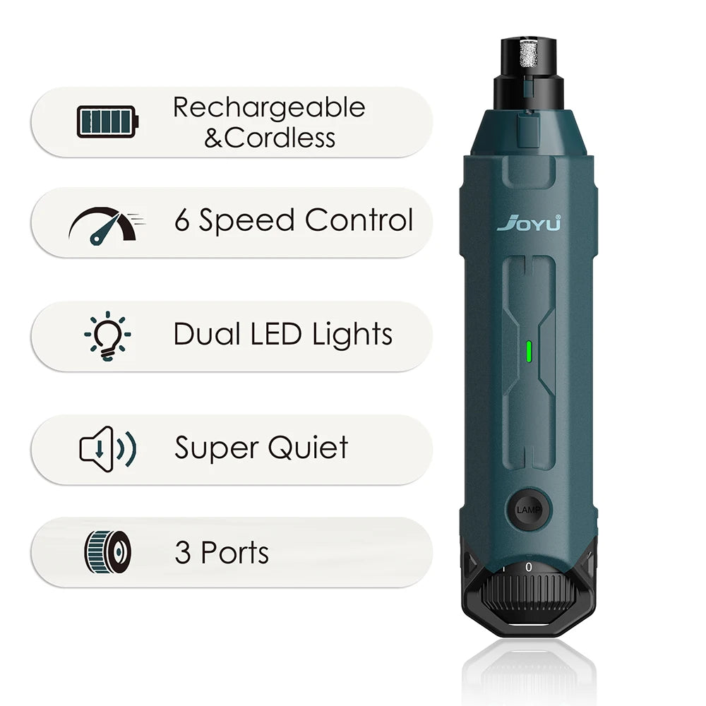 elektrisk hundkloslip usb laddning tyst kraftfull exakt led ljus