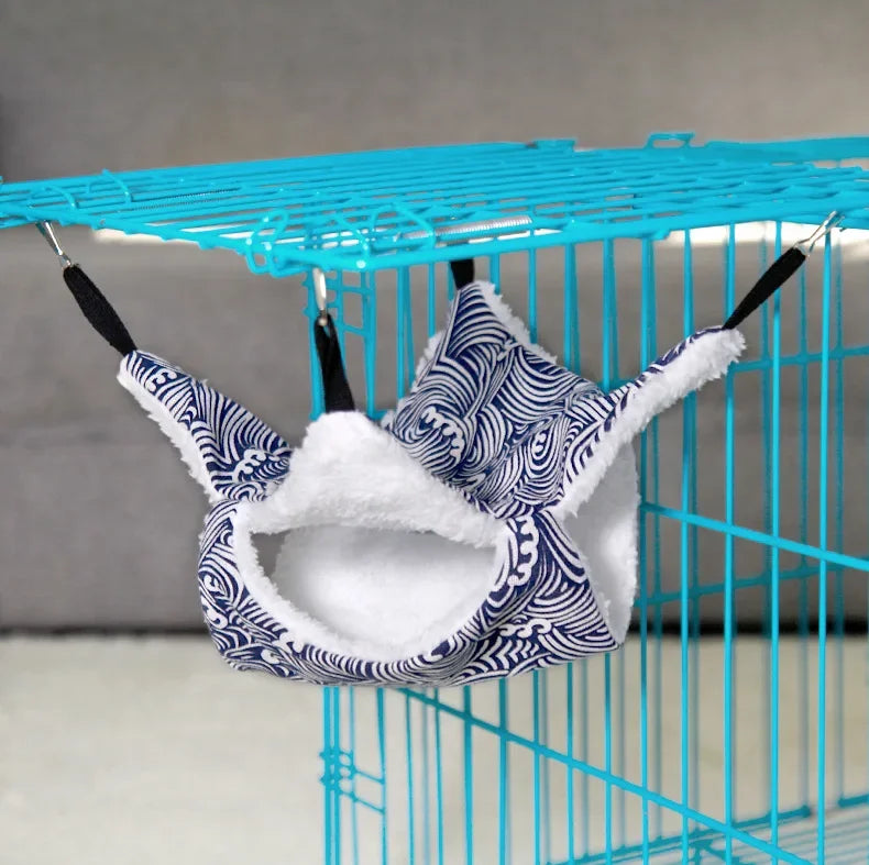 Hängmatta i Bomull för Smådjur - Singel eller Dubbellager