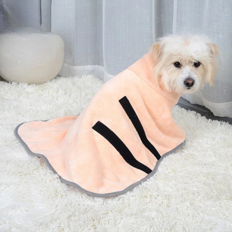 Absorberande Badrock för Hund och Katt Snabb­torkande Bomull