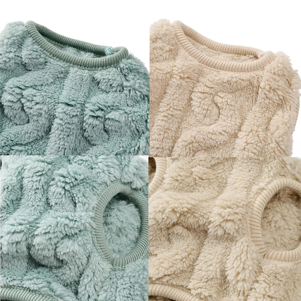 Varm Fleecetröja för Katt & Liten Hund – Mysig till Höst/Vinter