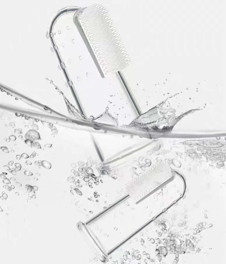 Mjuk Silikon Fingerborste för Husdjur – Skonsam & Effektiv Tandvård för Hund & Katt