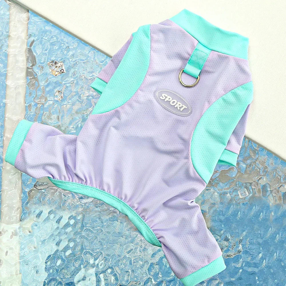 Sommaroverall för Hund Svalkande och UV-Skyddande