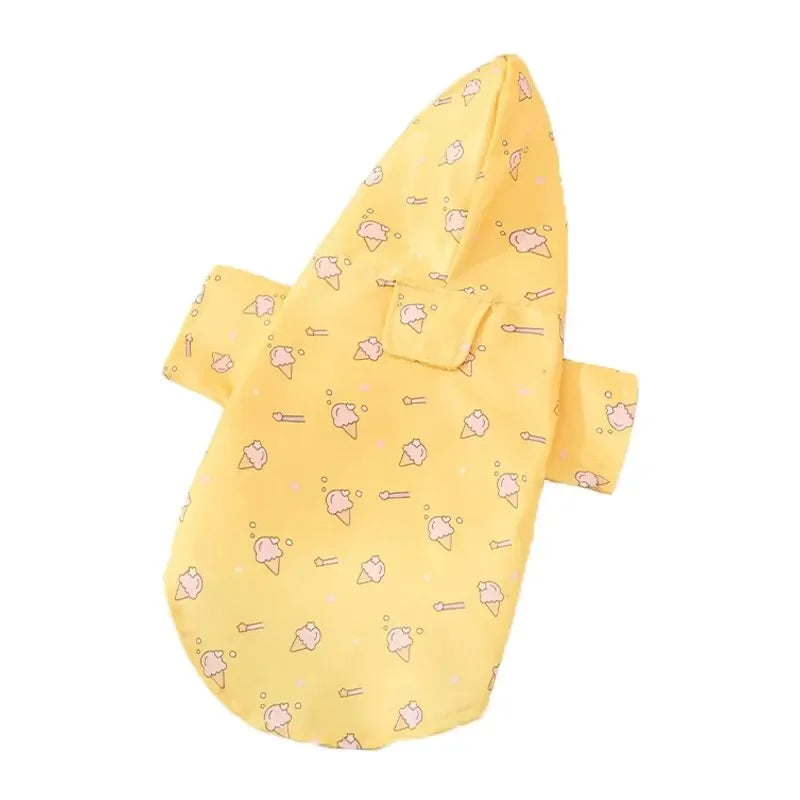 Vattentät Hundregnrock för Små Hundar – Lätt, Andningsbar & Stilren