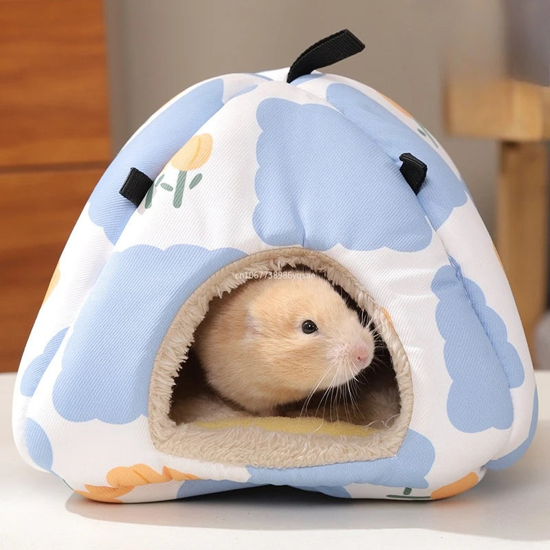 Varmt Smådjursbo i Bomull med Tryck – Mysig Sovplats