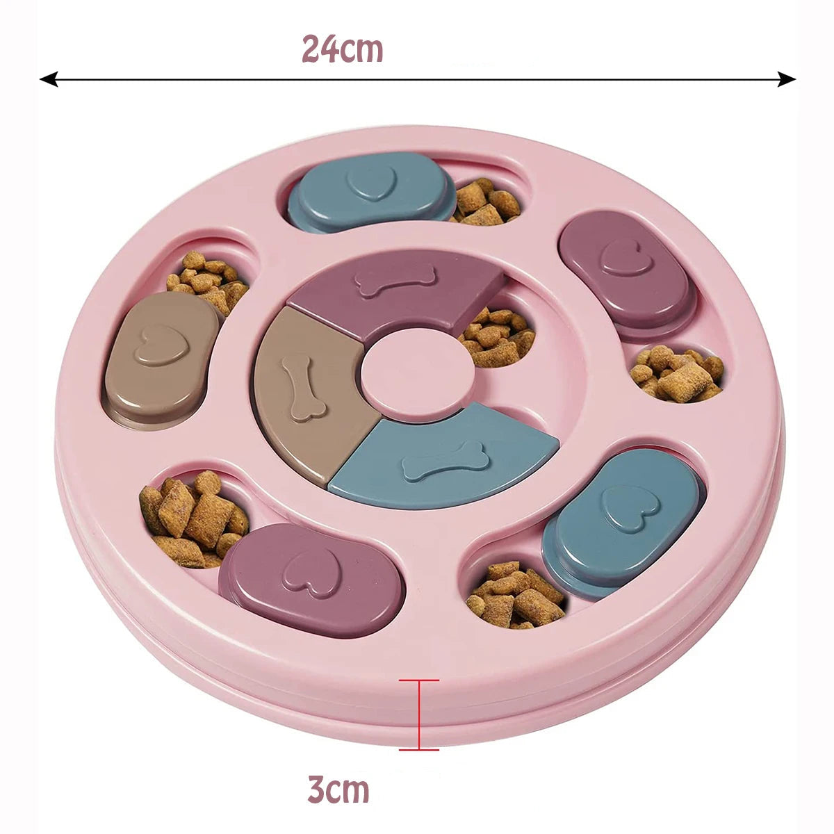 Interaktiv Slow Feeder-Hundskål – Lekfull Aktivering & Hälsosamt Ätande i Ett