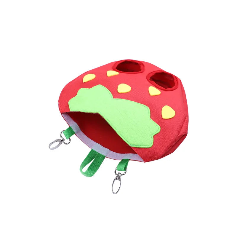 Hängande Höpåse för Smådjur – Praktisk Foderhållare i Söt Design