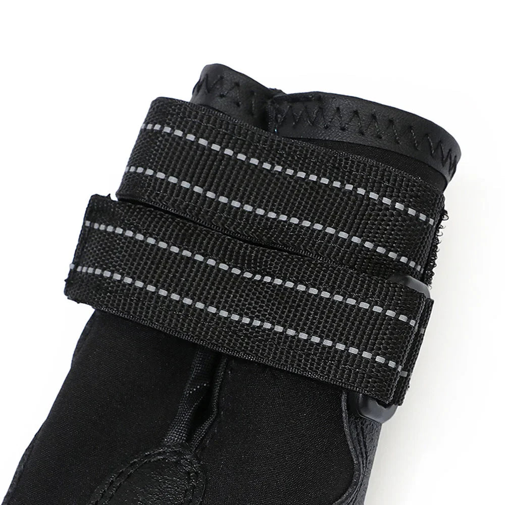 vattentäta hundskor halksäkra gummiskor reflex tasskydd snö värme 4 pack