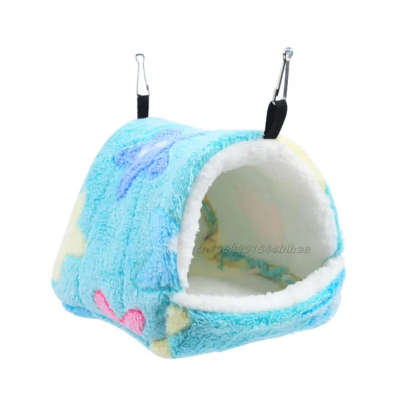 Hus i Tjock Fleece – För Smådjur och Fågel