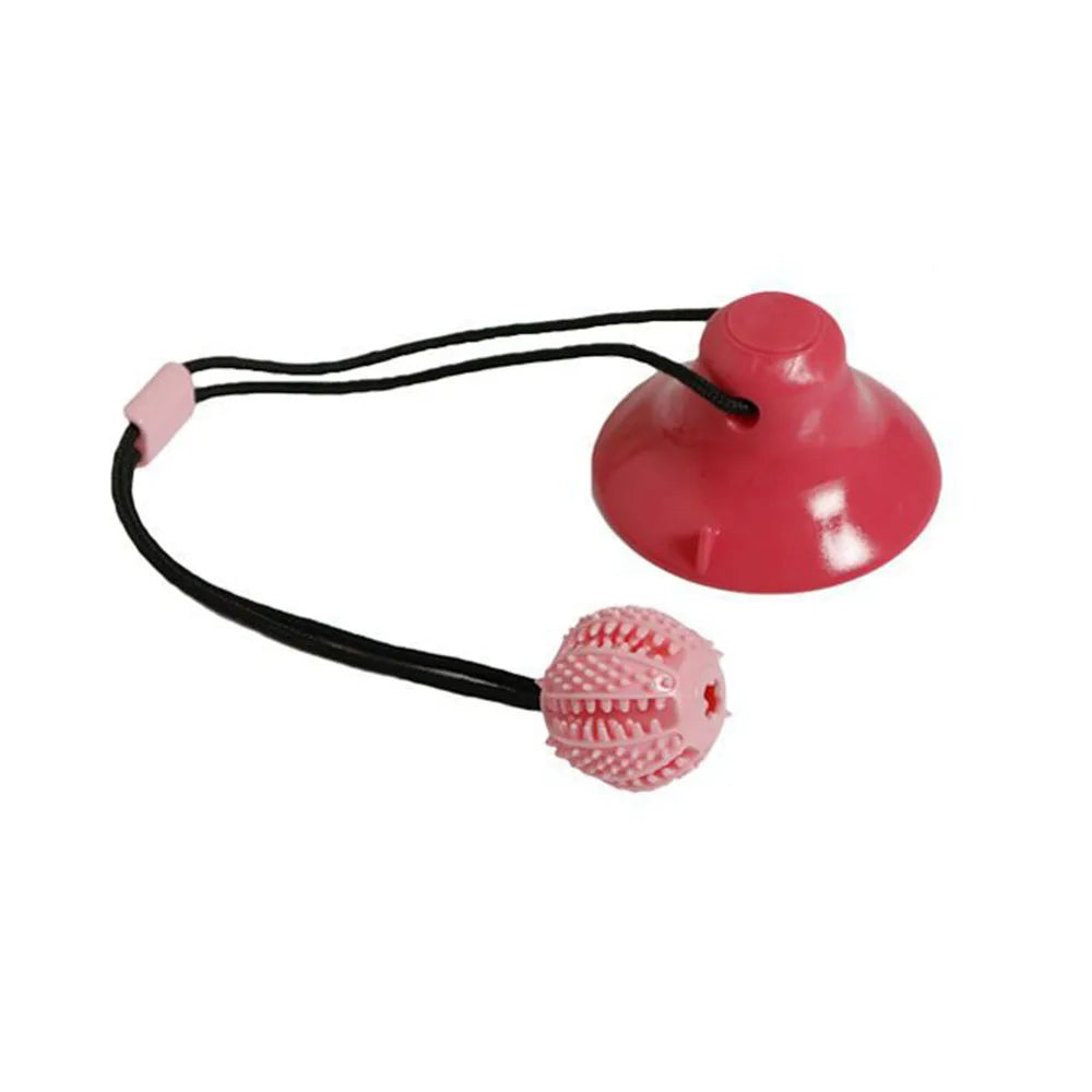 Tuggleksak med Sugpropp och Boll för Stora Hundar – Slitstark Slow Feeder