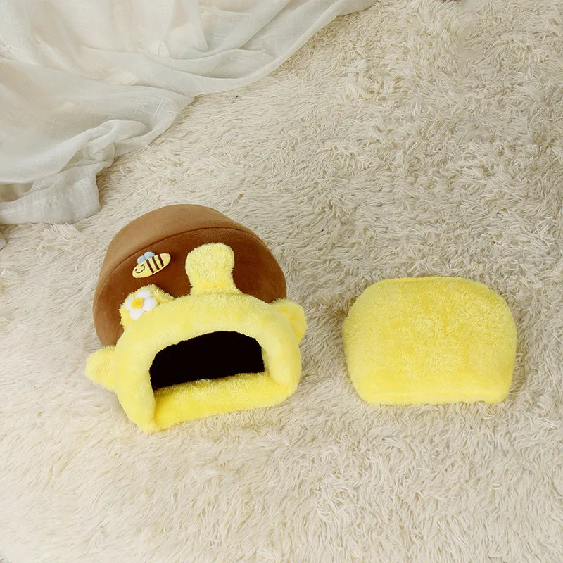 Fleecehus i Söt Form av Bikupa för Smådjur