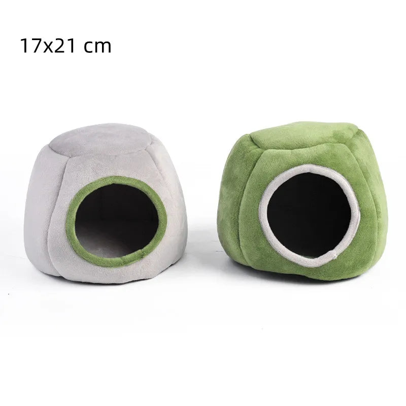 Varmt Smådjurshus i Fleece – Mysig Koja och Gömställ