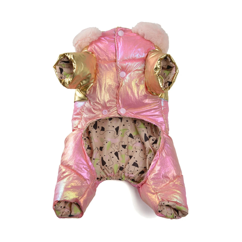 Vinterjacka med Fleecefoder för Hund & Katt – Vindtät & Vattenavvisande Overall för Kalla Dagar