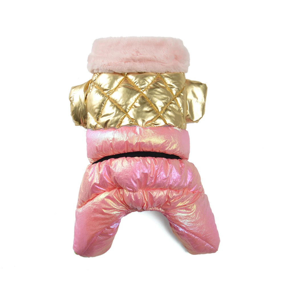 Vinterjacka med Fleecefoder för Hund & Katt – Vindtät & Vattenavvisande Overall för Kalla Dagar