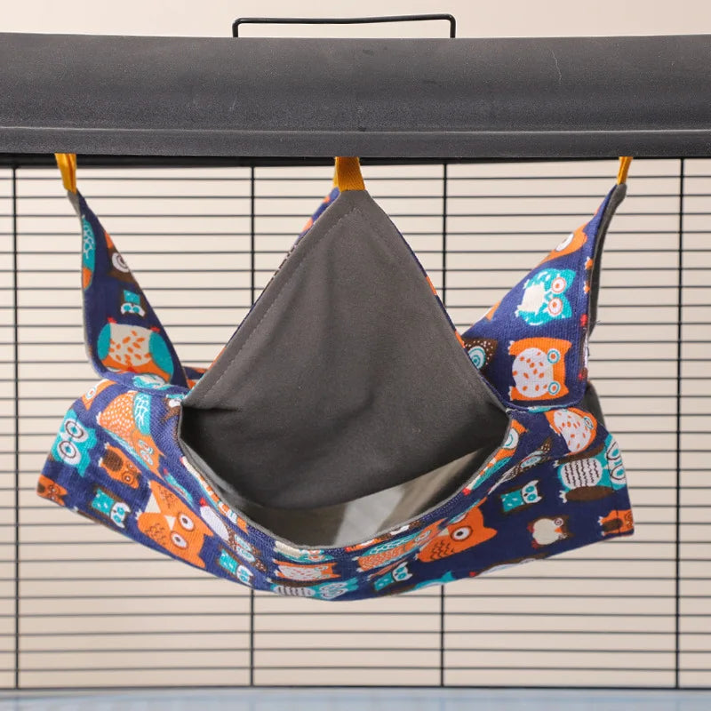 Hängmatta i 2-3 Lager i Fleece för Smådjur