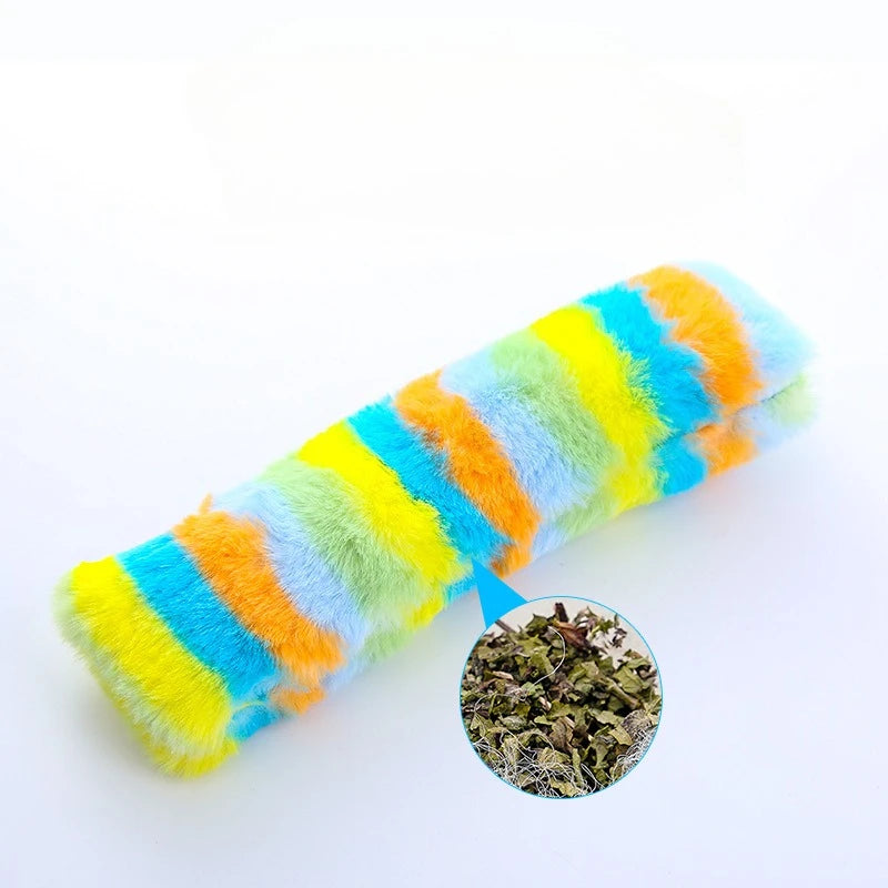 Prasslig Plyschleksak med Ekologisk Kattmynta