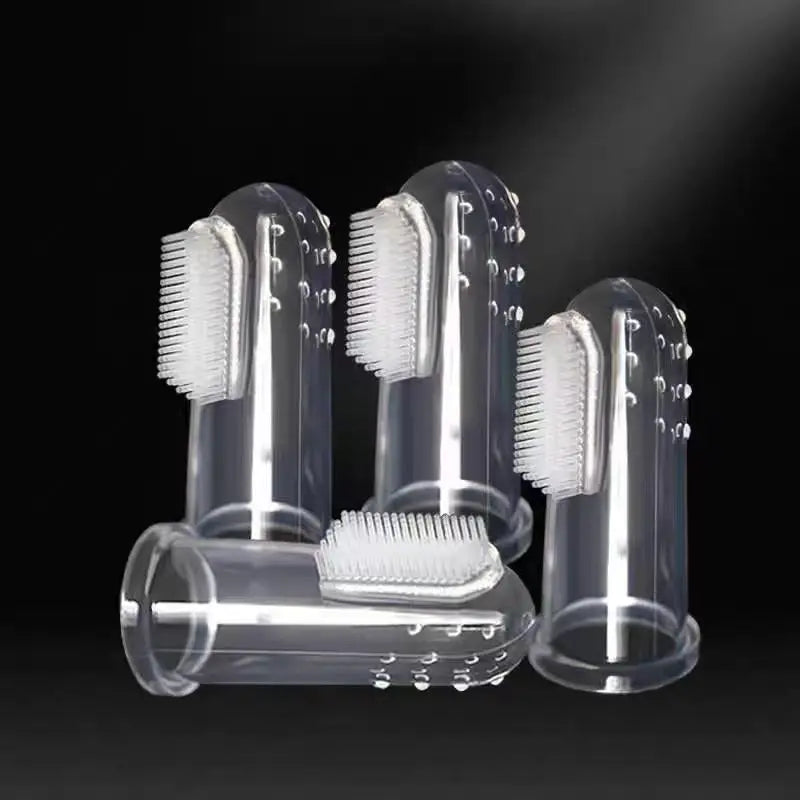 Mjuk Silikon Fingerborste för Husdjur – Skonsam & Effektiv Tandvård för Hund & Katt