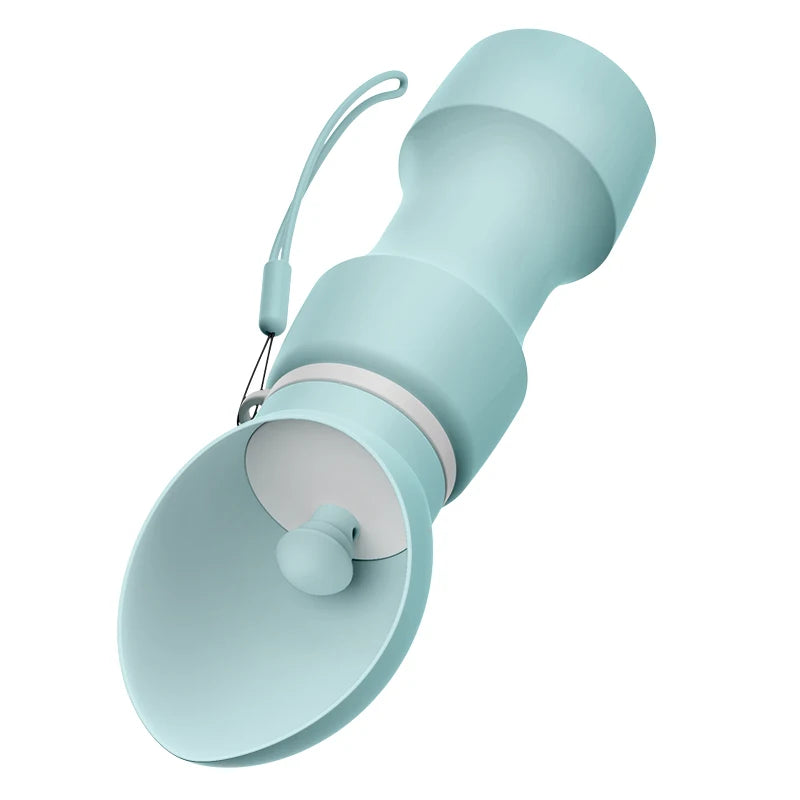 Portabel Vattenflaska för Hund och Katt – Vikbar, Läckagesäker & Smidig På Resa