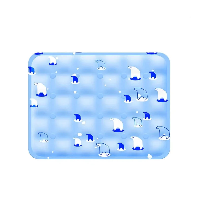 Svalkande Ismatta för Hund och Katt – Tvättbar och Andningsbar Sommarbädd