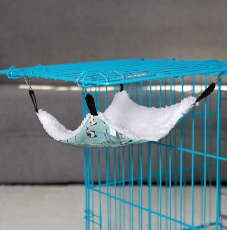 Hängmatta i Bomull för Smådjur - Singel eller Dubbellager