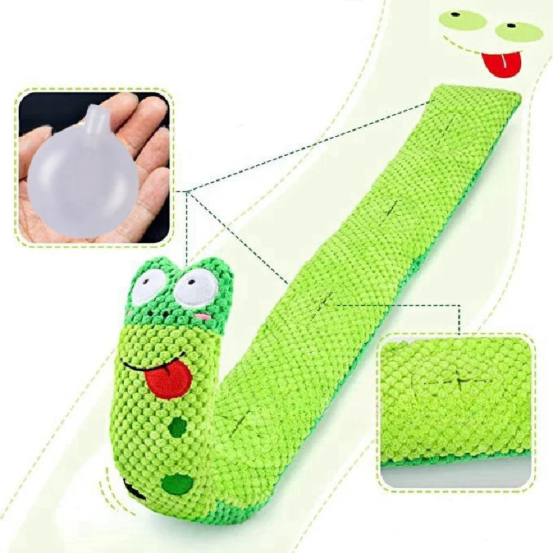 interaktiv pipleksak hund plysch gömma godis med ljudfunktion