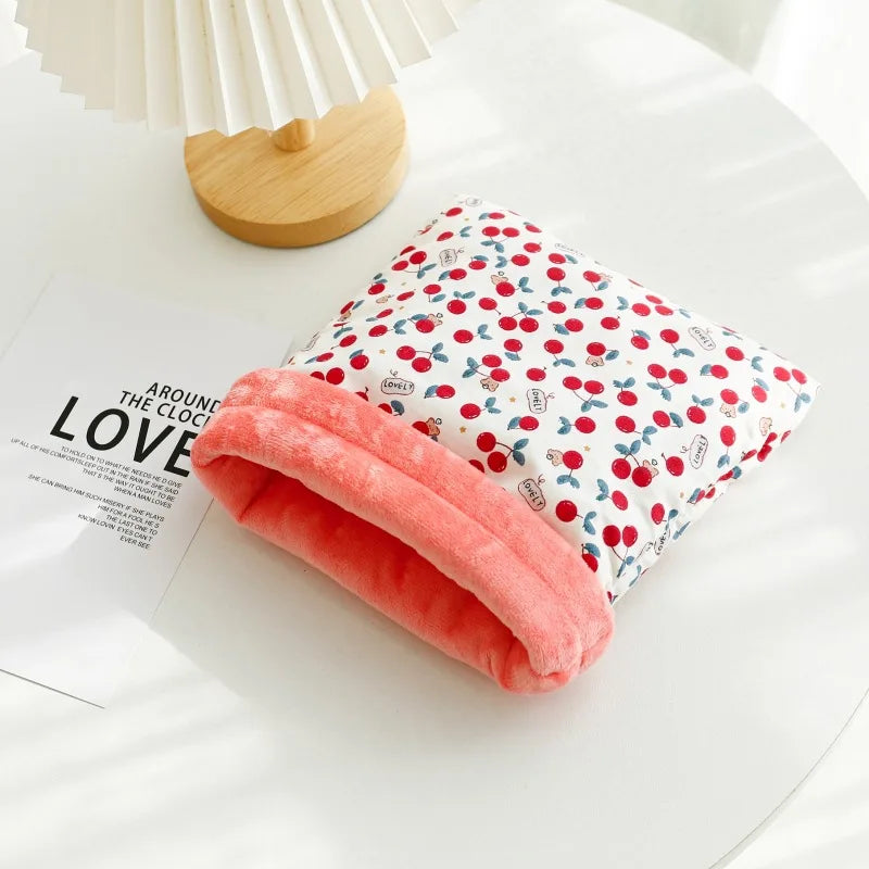 Varm Sovpåse i Fleece för Smådjur – Mysig Bädd för Vila