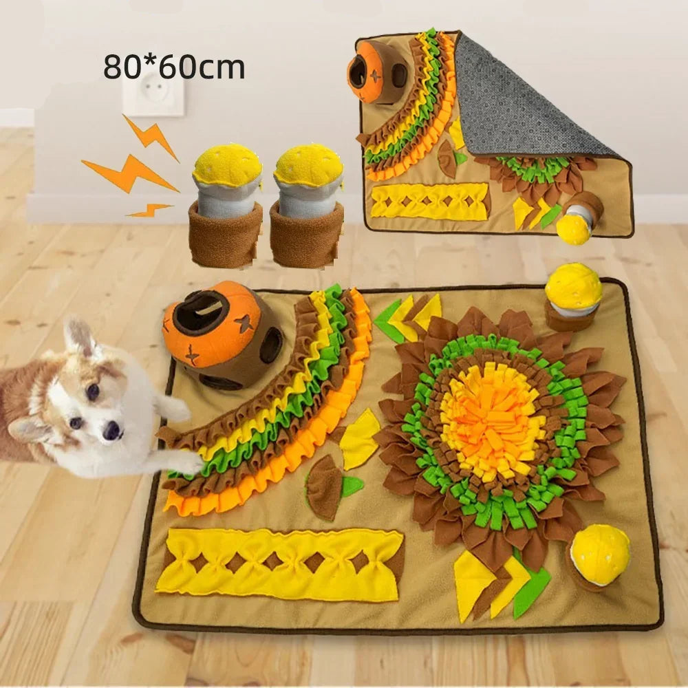 Interaktiv Doftmatta för Hund – Mental Stimulans, Stressreducering & Slow Feeder i Ett