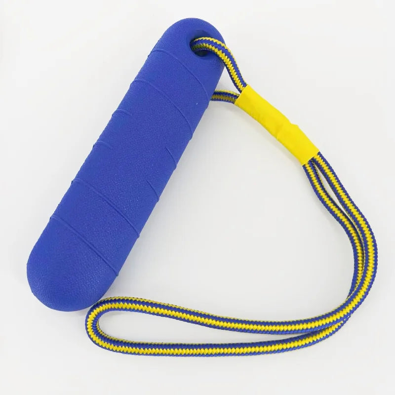 Hundträningspinne i EVA – Flytande och Bit­tålig Leksak med Rep för Hundar