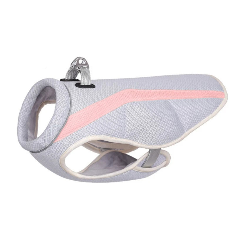 kylande väst hund sommarsele andningsbart material små medelstora hundar