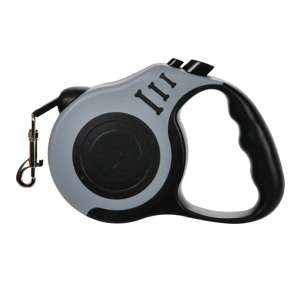 Retractable Dog Leash - 5m Automatic Strong Nylon Lead For Small/Medium Dogs & Cats, Durable Pet Traction Rope Supplies
