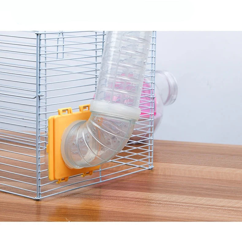 Hamstertunnel Set 4 Delar i Transparent Plast