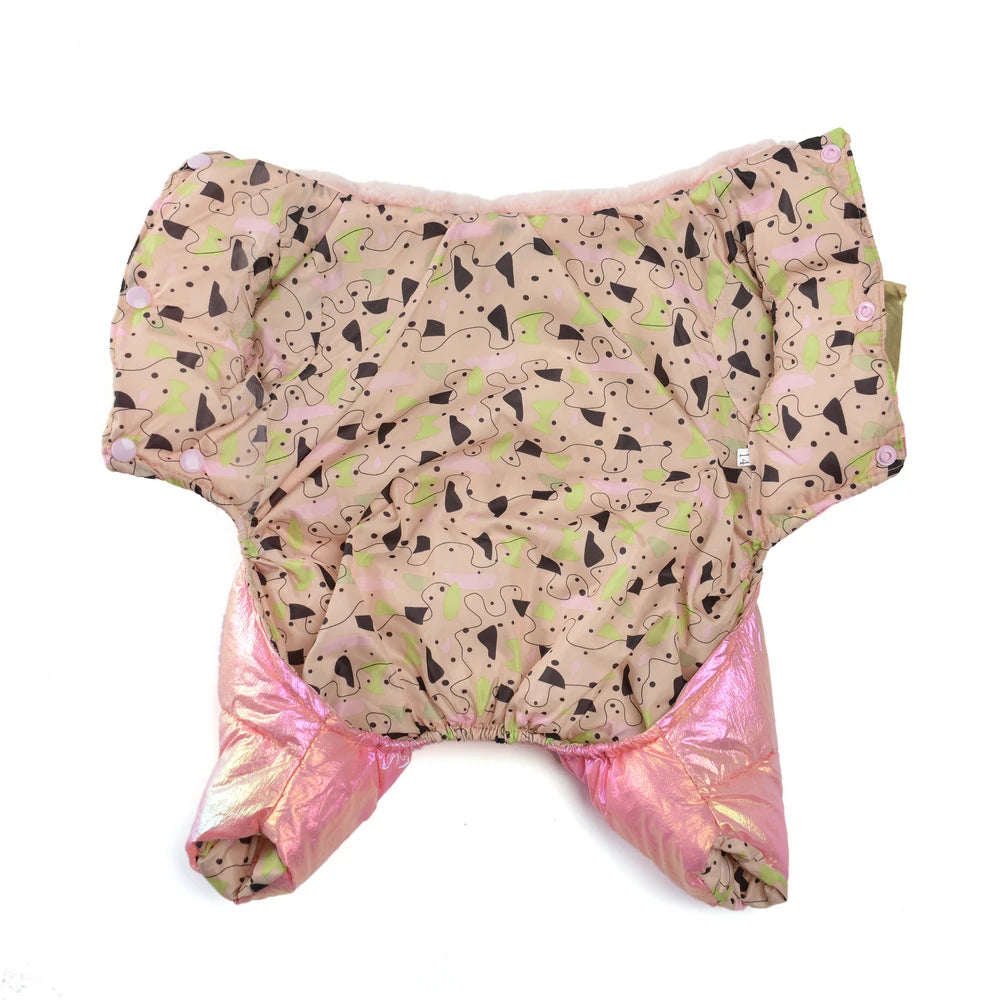 Vinterjacka med Fleecefoder för Hund & Katt – Vindtät & Vattenavvisande Overall för Kalla Dagar